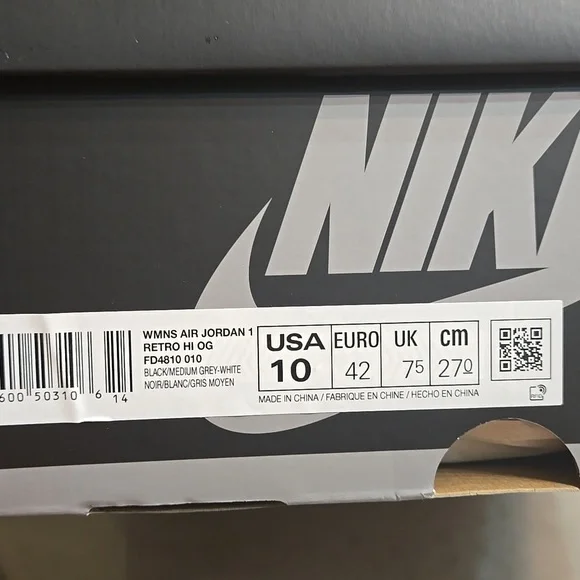 NIB Air Jordan 1 Retro High OG Satin Shadow - Picture 11 of 11